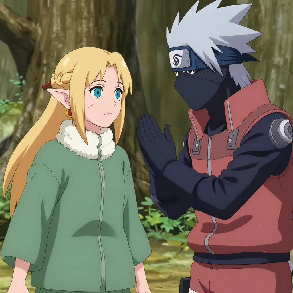 Eva elfi va Kakashi meet